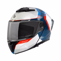 Шолом модуляр MT Atom 2 SV Emalla C7 Gloss White Black Blue
