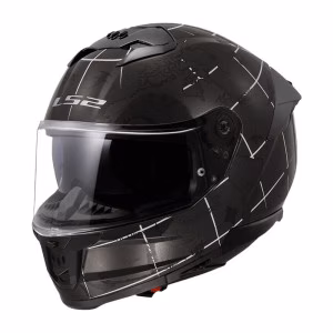 Шолом інтеграл LS2 FF808 Stream 2 Worldmap Gloss Black 7C Black