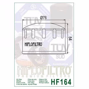 Фільтр масла HIFLO HF164 BMW Motorcycle Scooter