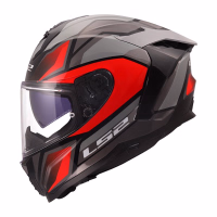 Шолом інтеграл LS2 FF817 Challenger 2 Viper Gloss Grey Red