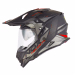 Шолом єндуро NOX N312 Track Matt Black Red