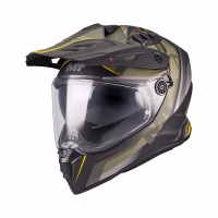 Шолом єндуро MT Track SV Questor B6 Matt Black Khaki Yellow