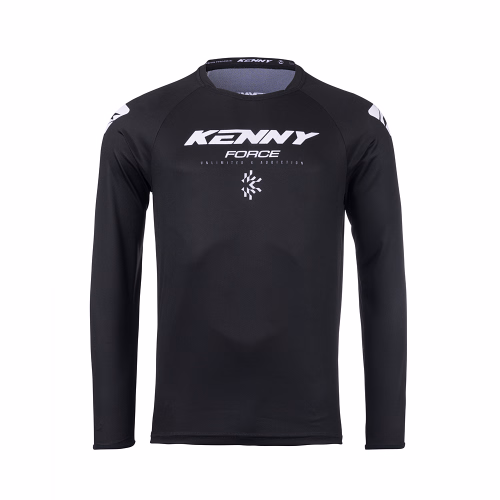 Дитяча джерсі крос-ендуро Kenny Force Black Kid Jersey