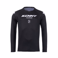 Дитяча джерсі крос-ендуро Kenny Force Black Kid Jersey