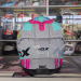 Шолом кросовий NOX N634 Storm Gloss Nardo Grey Yellow Pink