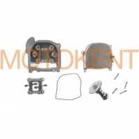 Головка циліндра 4T GY6 100 (Ø50) (у зборі, +кришка) KOMATCU (mod.A)