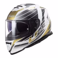 Шолом інтеграл LS2 FF800 Storm Nerve White Antique Gold