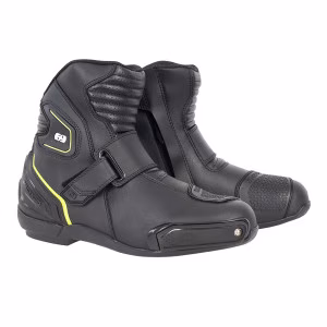 Моточеревики Oxford Omega Air Short MS Boot Blk/ Wht/ Ylw