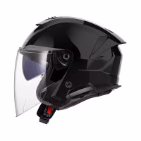 Шолом напівлицевик LS2 OF618 Verso 2 Solid Gloss Black