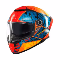 Шолом інтеграл MT Thunder 4 SV Rainforest C4 Gloss Orange Blue