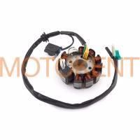 Статор генератора 4T GY6 125/150 (10+1 котушок) EVO