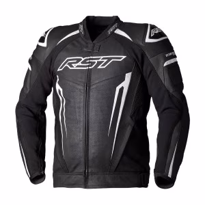 Шкіряна мотокуртка RST TracTech Evo 5 Leather Jacket Men - Black/White