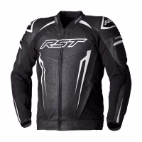 Шкіряна мотокуртка RST TracTech Evo 5 Leather Jacket Men - Black/White