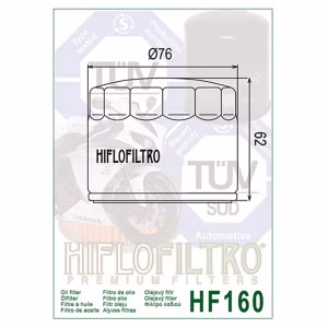 Фільтр масла HIFLO HF160 BMW Bimota Husqvarna 