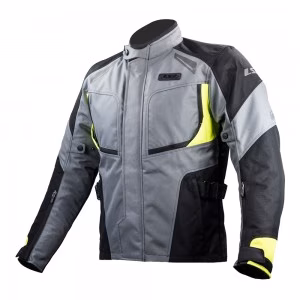 Текстильна мотокуртка LS2 PHASE MAN JACKET GREY BLACK YELLOW