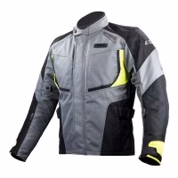 Текстильна мотокуртка LS2 PHASE MAN JACKET GREY BLACK YELLOW
