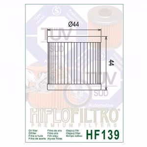 Фільтр масла HIFLO HF139 Suzuki Kawasaki CCM Arctic Cat ATV
