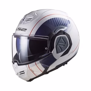 Шолом модуляр LS2 FF906 Advant Cooper Gloss White Blue
