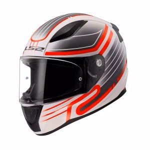 Шолом інтеграл LS2 FF353 Rapid 2 Circuit White Red