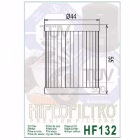 Фільтр масла HIFLO HF132 KAWASAKI SUZUKI SUZUKI ATV SYM YAMAHA 