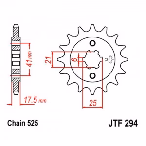 Зірка передня ведуча JT JTF294 Honda Motorcycle