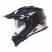 Шолом єндуро NOX N312 Track Gloss Blue Red