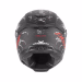 Шолом інтеграл EXKLUSIV Goliath Raptor Matt Black Red