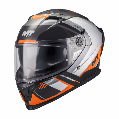Шолом інтеграл MT Braker SV Inception B4 Gloss Black Grey Orange