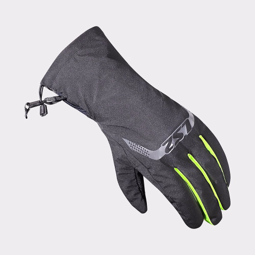 Моторукавички текстильні LS2 Thermorain Gloves Black H-V Yellow
