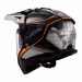 Шолом єндуро LS2 MX702 Pioneer 2 100TH Meridian Matt Black Light Grey Orange