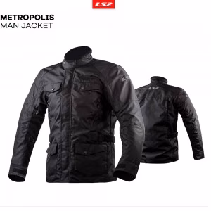 Текстильна мотокуртка LS2 METROPOLIS MAN JACKET BLACK