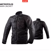 Текстильна мотокуртка LS2 METROPOLIS MAN JACKET BLACK