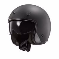 Шолом напівлицевик LS2 OF601 Bob 2 Solid Matt Black