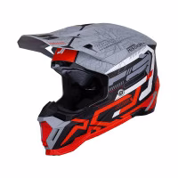Шолом кросовий Just1 J40 Mission Red Grey Matt