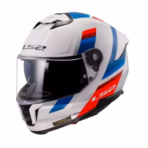 Шолом інтеграл LS2 FF808 Stream 2 Vintage White Blue Red