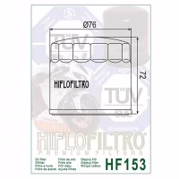 Фільтр масла HIFLO HF153 Ducati Bimota Cagiva Gilera 