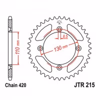 Зірка задня ведена JT JTR215 Honda CR80 RF CR80 RG CR80 RH CR85 R  Motorcycle