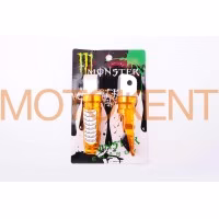 Підніжки пасажирські (mod:1, жовті) MONSTER ENERGY