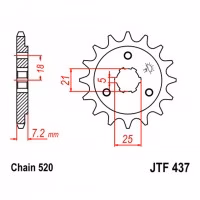 Зірка передня ведуча JT JTF437 Suzuki  DR SP Motorcycle