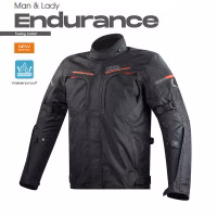 Текстильна мотокуртка LS2 ENDURANCE MAN JACKET BLACK RED