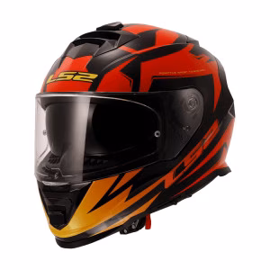 Шолом інтеграл LS2 FF800 Storm 2 Atomik Gloss Red Shadow