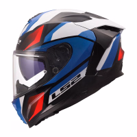 Шолом інтеграл LS2 FF817 Challenger 2 Viper Gloss White Blue Red