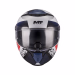 Шолом інтеграл MT Thunder 4 SV Waves A17 Gloss White Blue Red