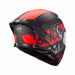 Шолом інтеграл MT Thunder 4 SV Waves B5 Matt Red Black White
