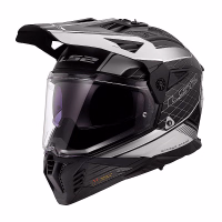 Шолом єндуро LS2 MX702 Pioneer 2 100TH Meridian Matt Black Light Grey