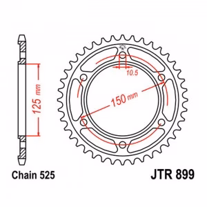 Зірка задня ведена JT JTR899 KTM 950LC8 990 1050 1190 Adventure 950Superenduro R Motorcycle