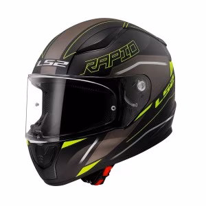 Шолом інтеграл LS2 FF353 Rapid 2 Rokku Matt Black H-VIS Yellow