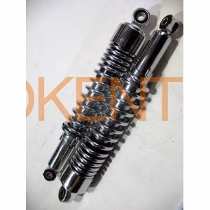 Амортизатори (пара) Delta 340mm, регульовані (хром, коротка склянка) VDK
