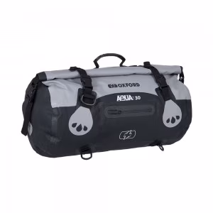 Мотосумка на хвіст Oxford Aqua T-30 Roll Bag Grey/Black