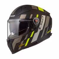 Шолом інтеграл LS2 FF811 VECTOR 2 Tron Matt Black Hi-Vis Yellow
